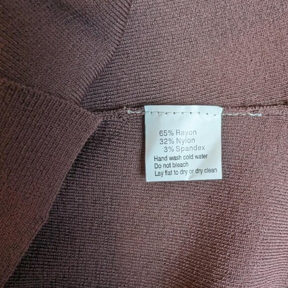 NWOT Belldini Brown Sleeveless Top with Turquoise Beadwork - Picture 8 of 10